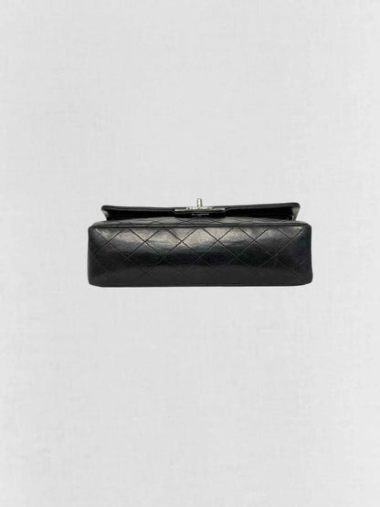 CHANEL Classic Double Flap Black Quilted Shoulder Bag
