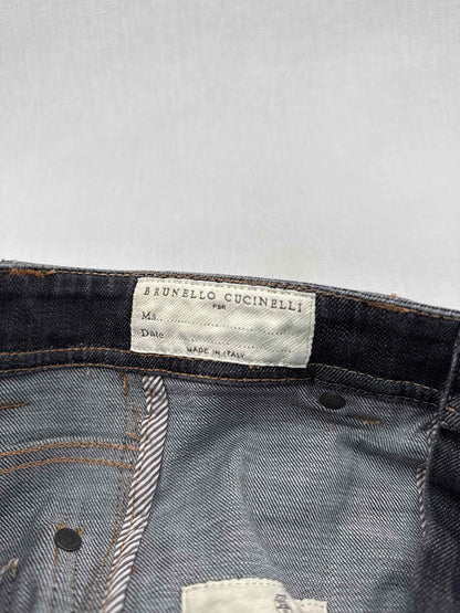 BRUNELLO CUCINELLI Straight Leg Blue Size 24 Jeans