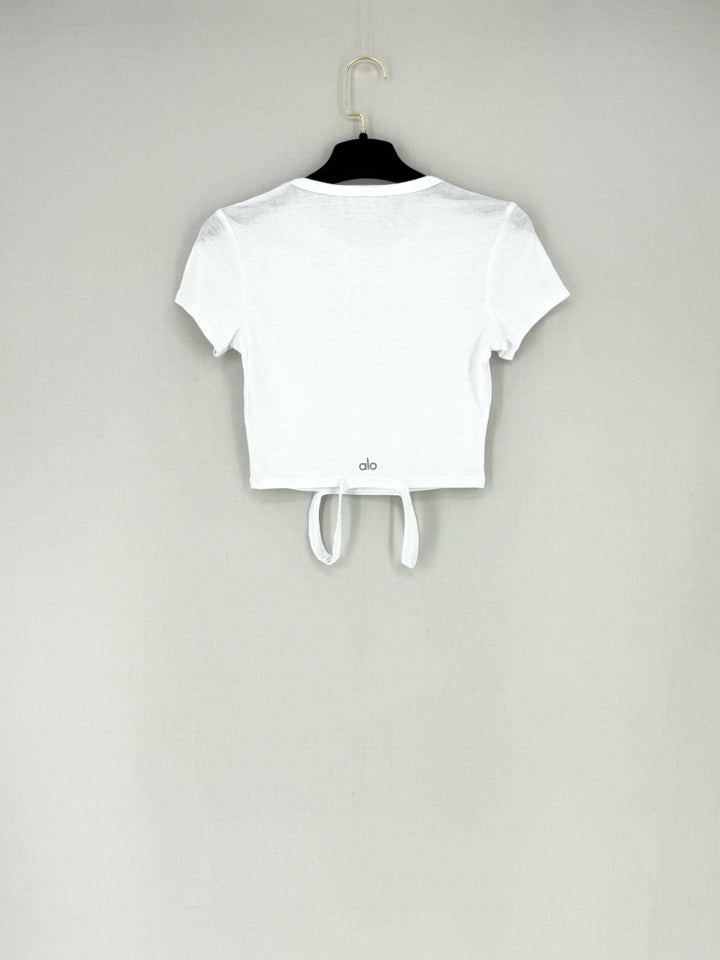 ALO Cropped White Size XSmall Top
