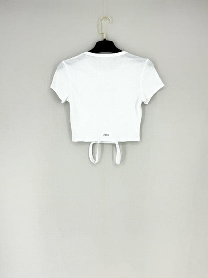 ALO Cropped White Size XSmall Top