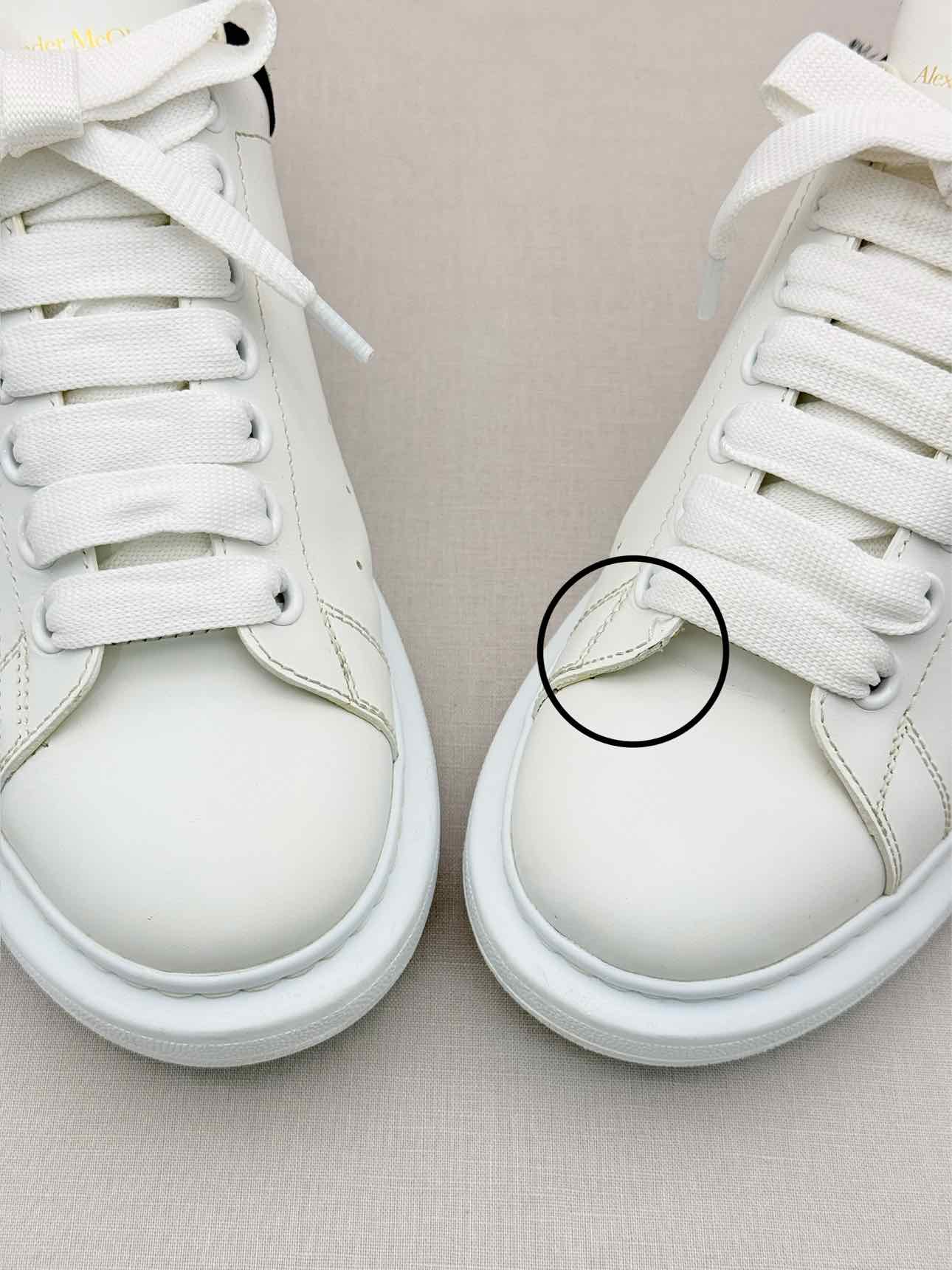 ALEXANDER MCQUEEN White & Black Size EU 39 Sneakers