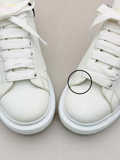 ALEXANDER MCQUEEN White & Black Size EU 39 Sneakers