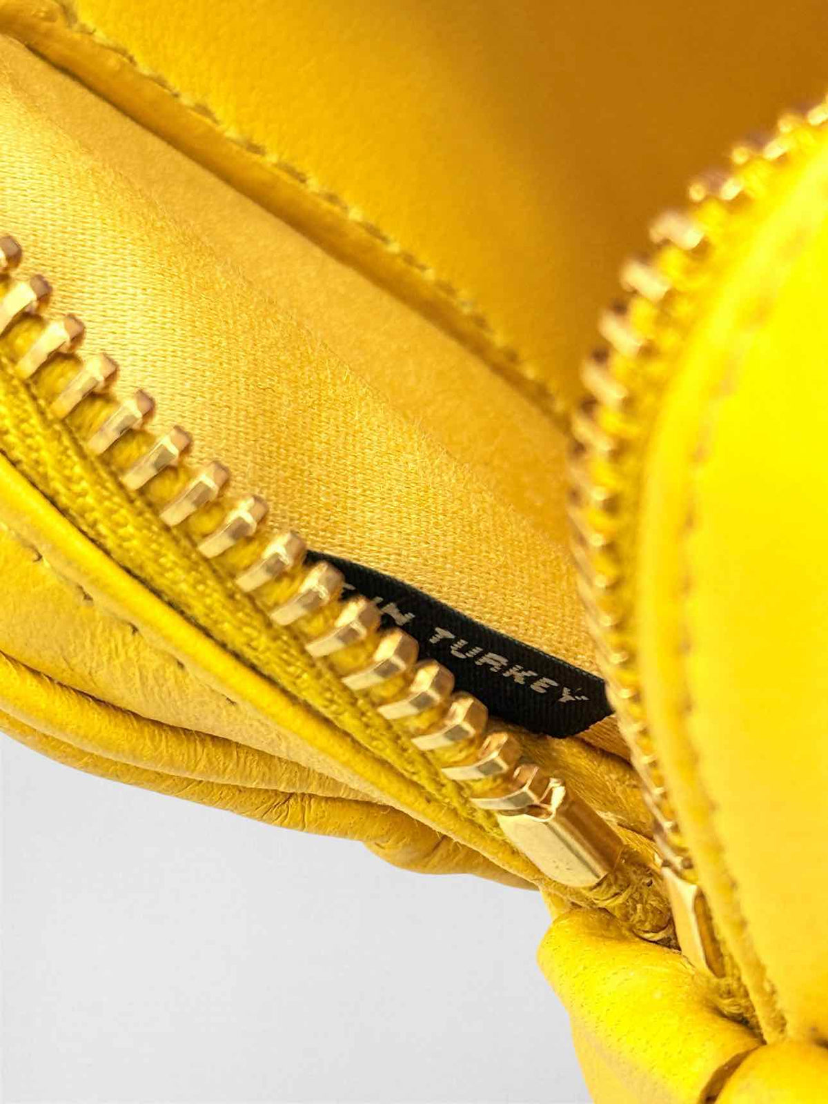 MIU MIU Double Zip Yellow Crossbody