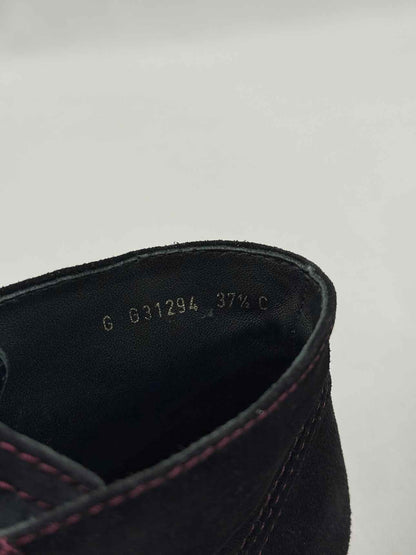 CHANEL Black CC Size EU 37.5 Ankle Boots