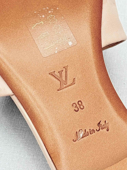 LOUIS VUITTON Revival Beige Size EU 38 Mules