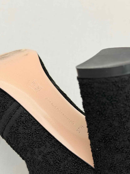 GIANVITO ROSSI Sock Black Size EU 37.5 Ankle Boots