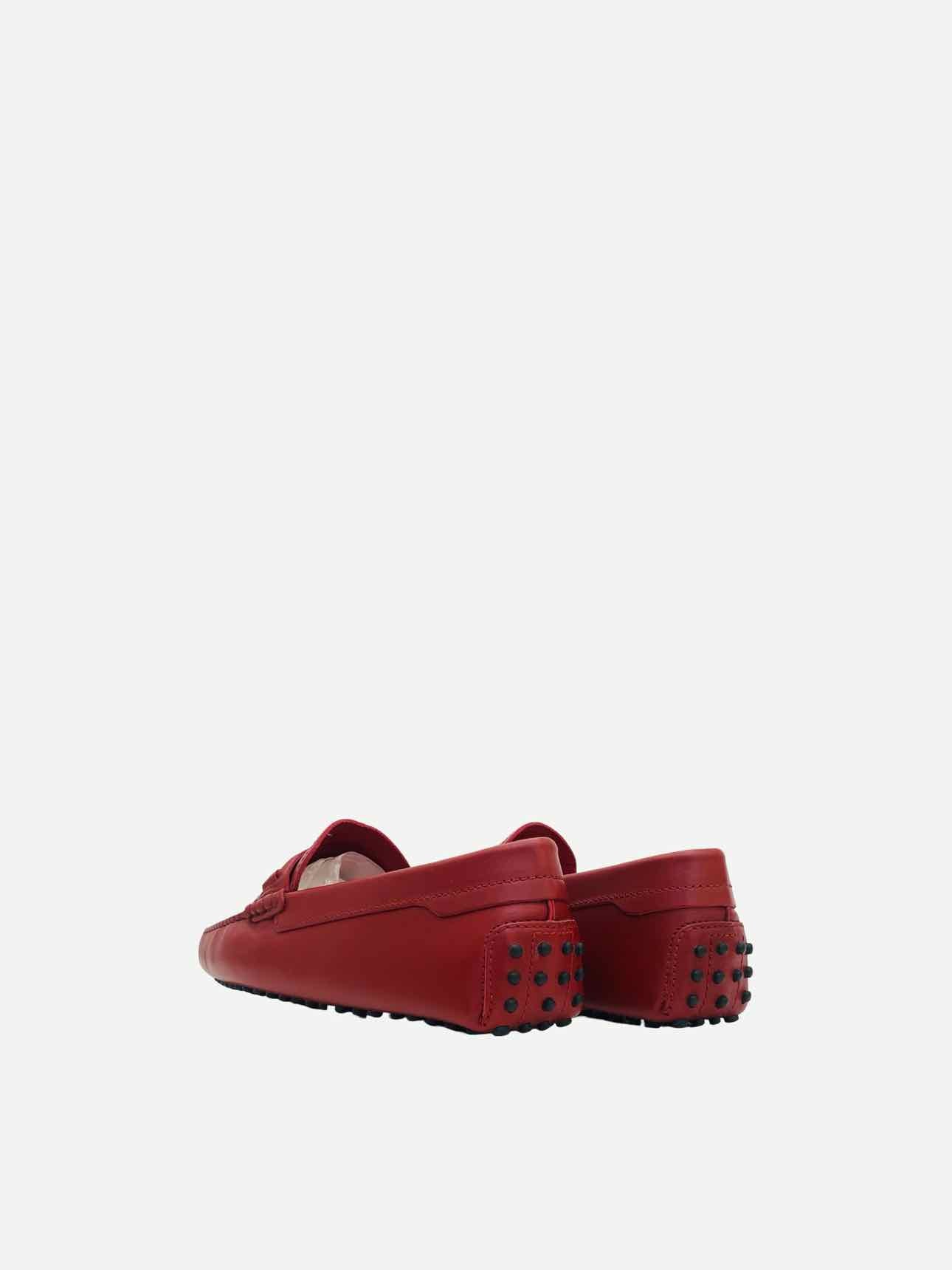 TOD'S Driving Red Loafers 41