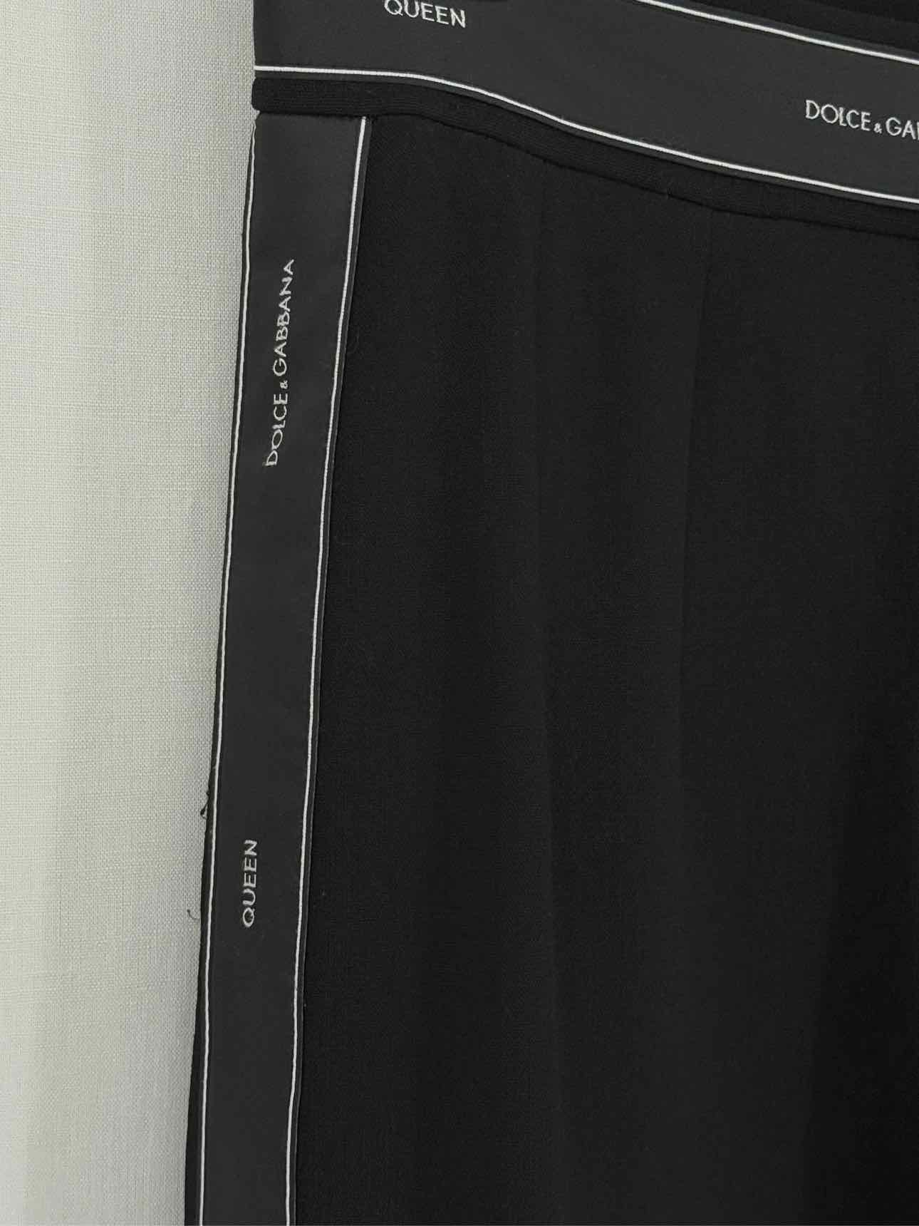 DOLCE & GABBANA Black Size US 2 Midi Skirt