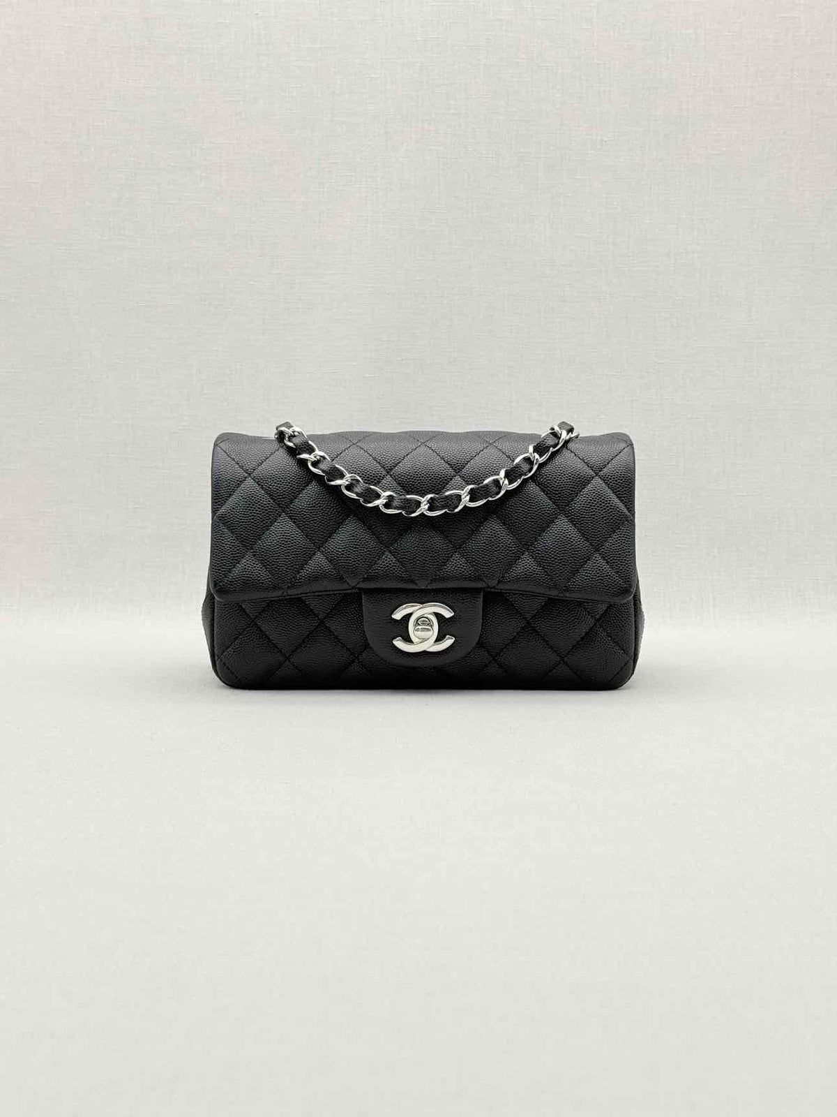 CHANEL Classic Black Quilted Shoulder Bag
