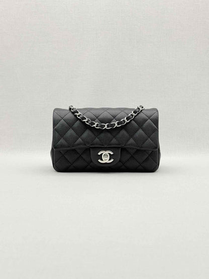 CHANEL Classic Black Quilted Shoulder Bag