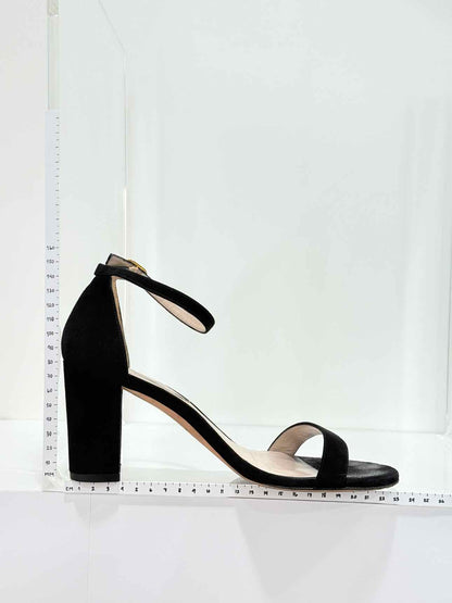 STUART WEITZMAN Black Size EU 38 Heeled Sandals