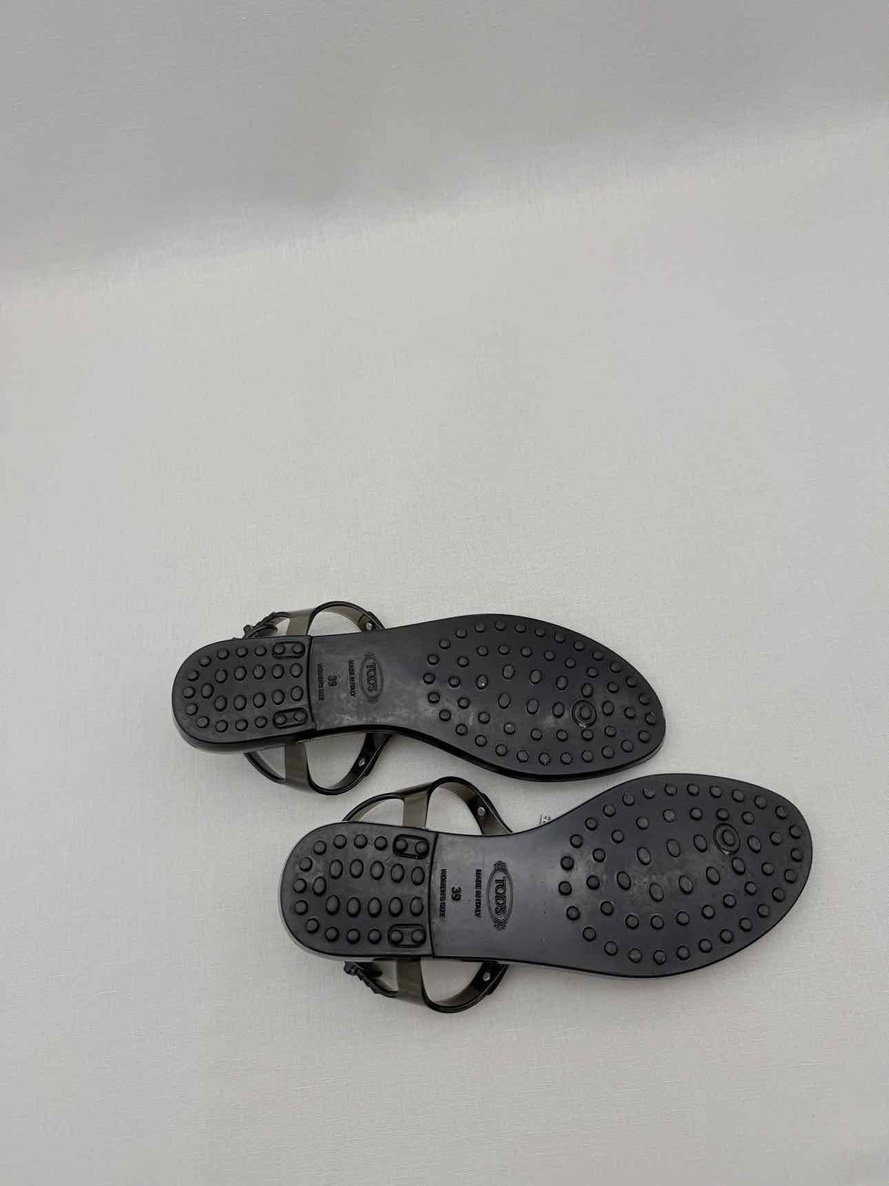 TOD'S Jelly Grey Size EU 39 Sandals