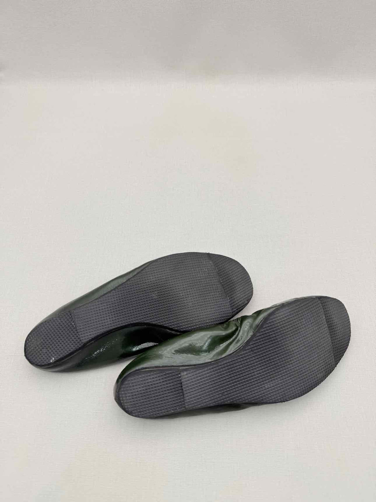LANVIN Scrunch Green Size EU 38 Ballet Flats