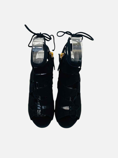 GUISEPPE ZANOTTI Black Size EU 38 Heeled Sandals