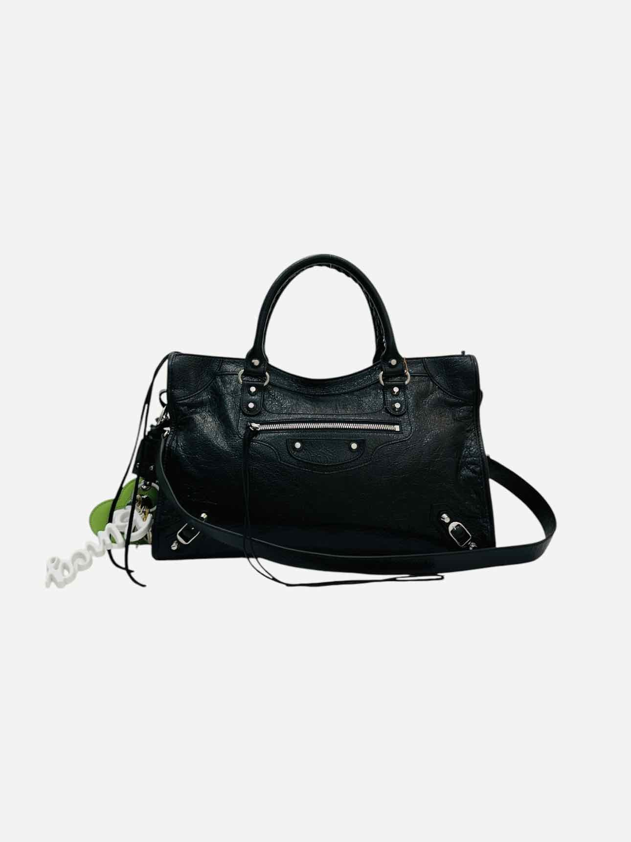 BALENCIAGA Le City Black Top Handle