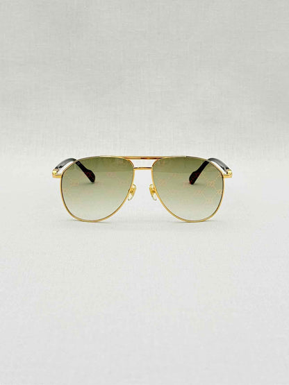 GUCCI Black & Gold Sunglasses