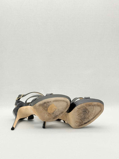 JIMMY CHOO Black Size EU 40 Platform Sandals