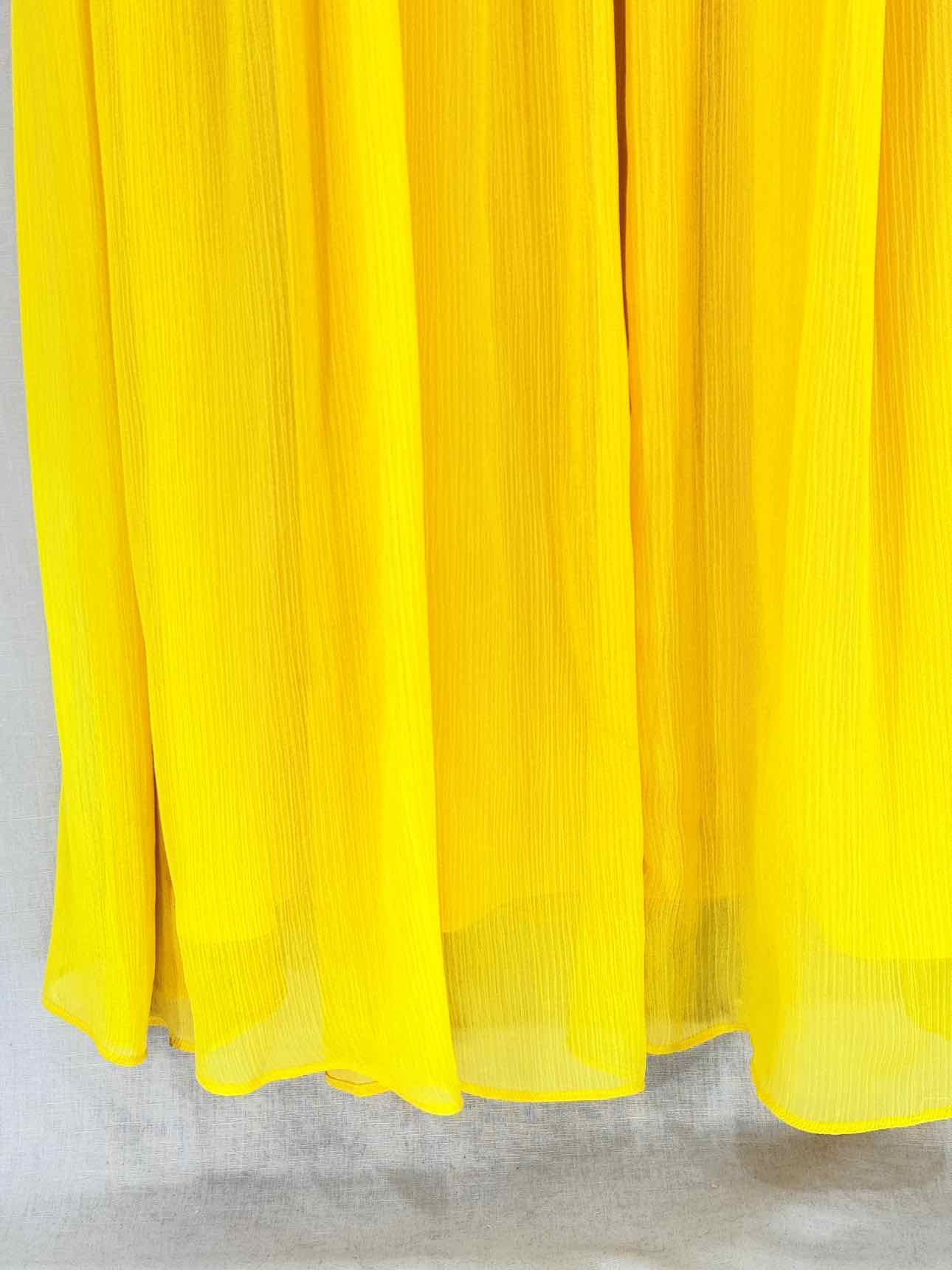 ALICE + OLIVIA Yellow Size Small Long Dress