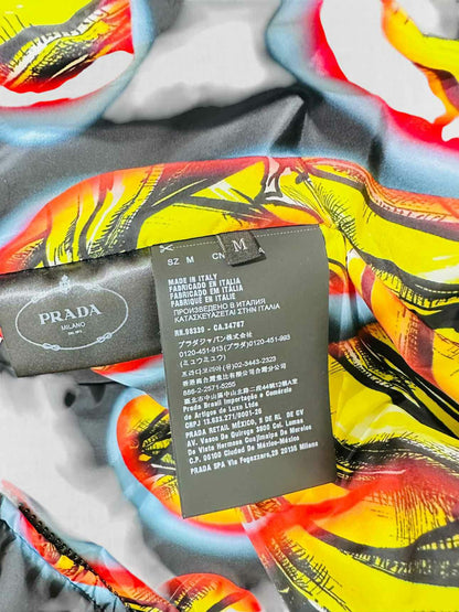PRADA 2018 Yellow Multicolor Size Medium Jacket