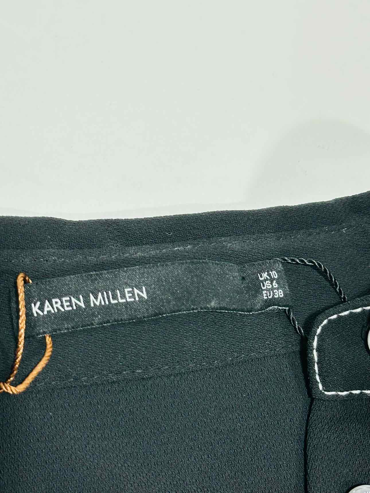 KAREN MILLEN Black Size US 6 Short Dress