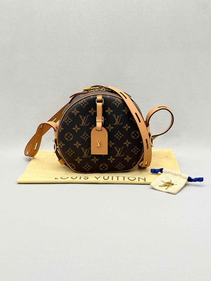 LOUIS VUITTON PETITE BOITE CHAPEAU Brown Crossbody