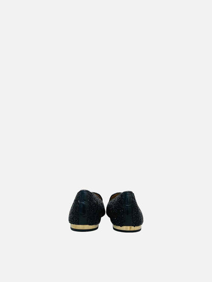 DSQUARED2 Black Size EU 38 Smoking Slippers