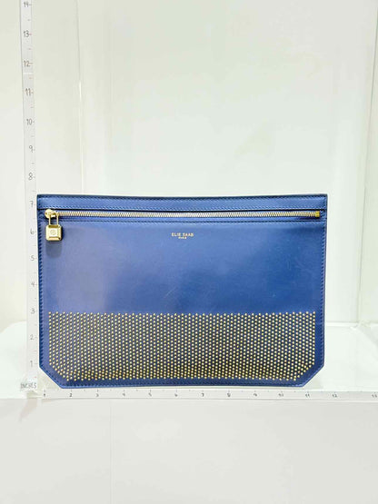 ELIE SAAB Blue Clutch