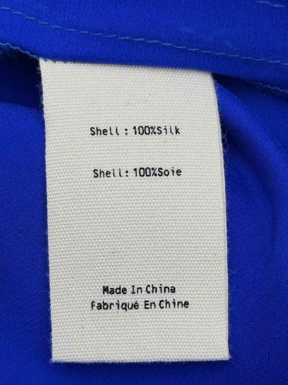 L'AGENCE Bianca Royal Blue Size Small Blouse