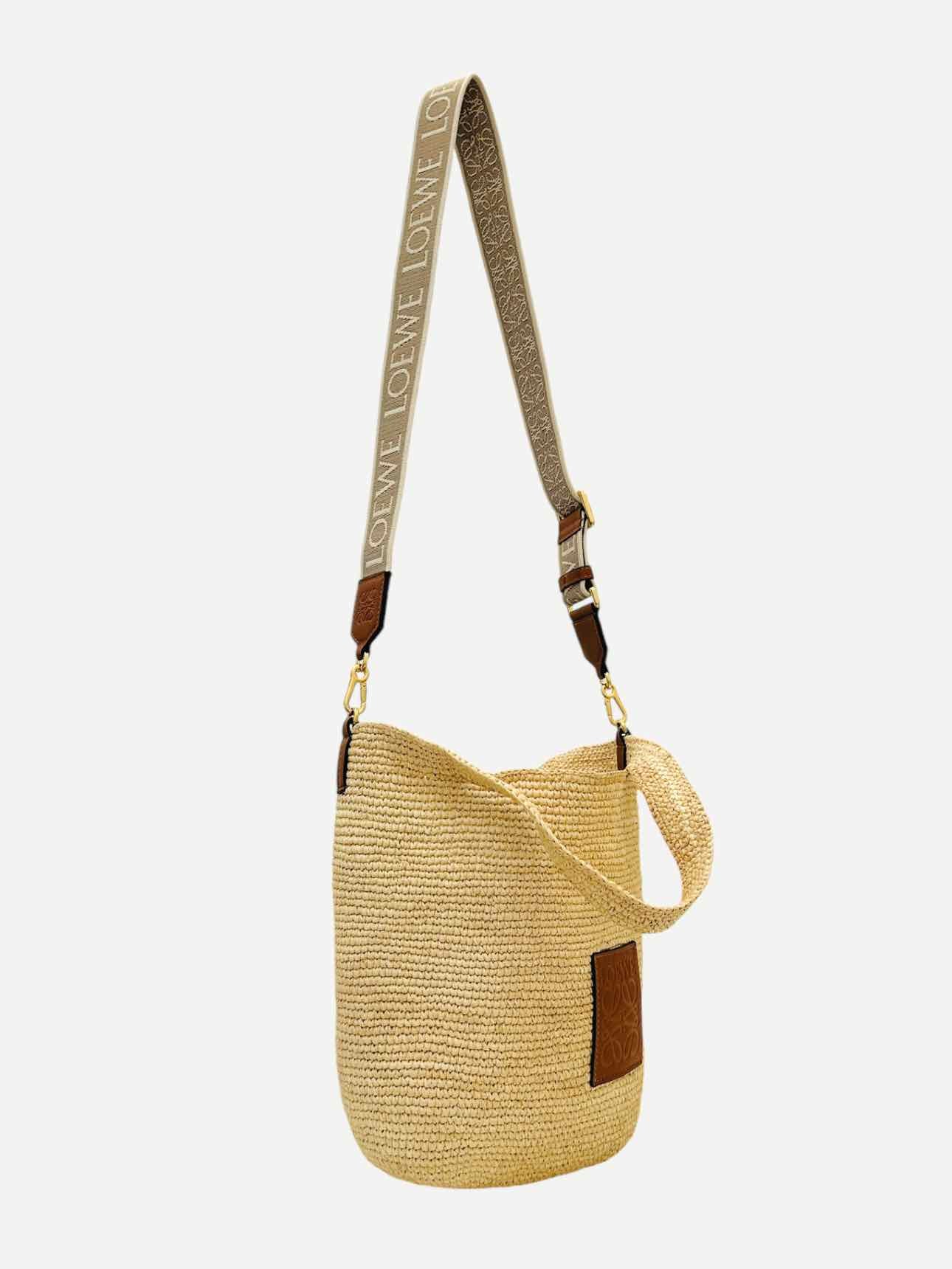 LOEWE Slit Tan Tote Bag