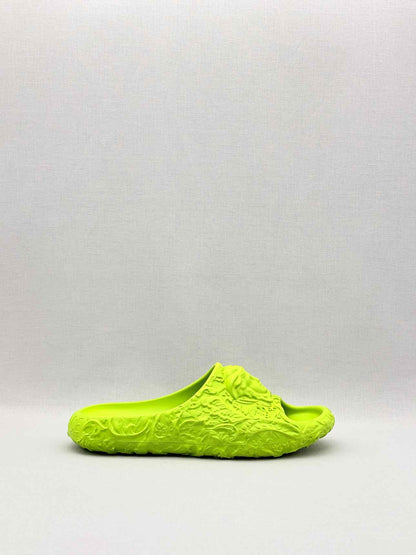 VERSACE Medusa Neon Green Size EU 43 Slides