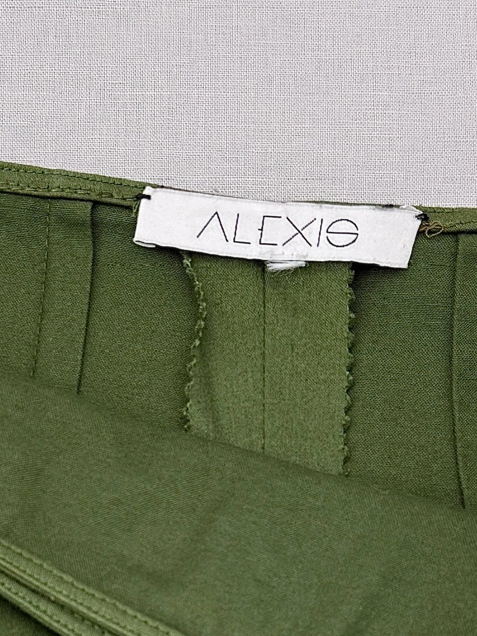 ALEXIS Green Size Small Skirt