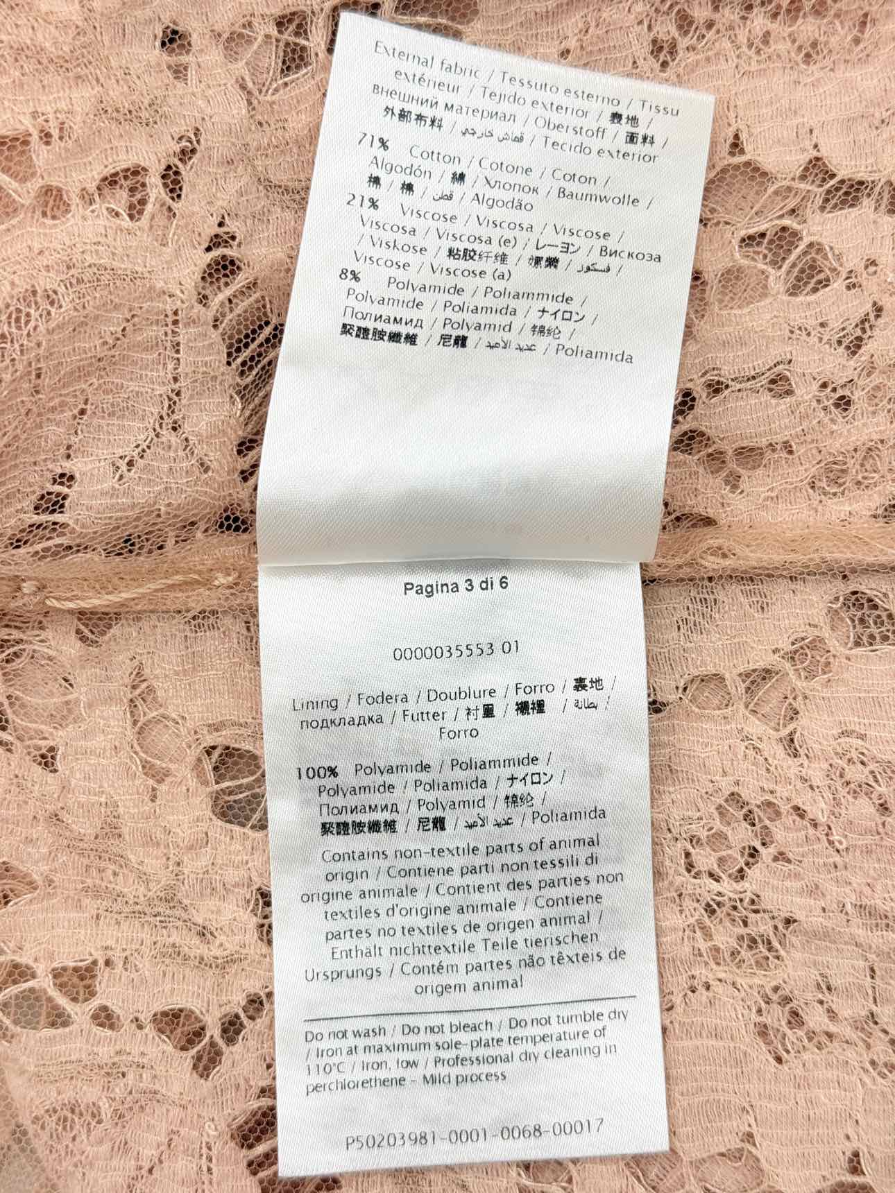 VALENTINO Pink Size US 4 Outfit Set