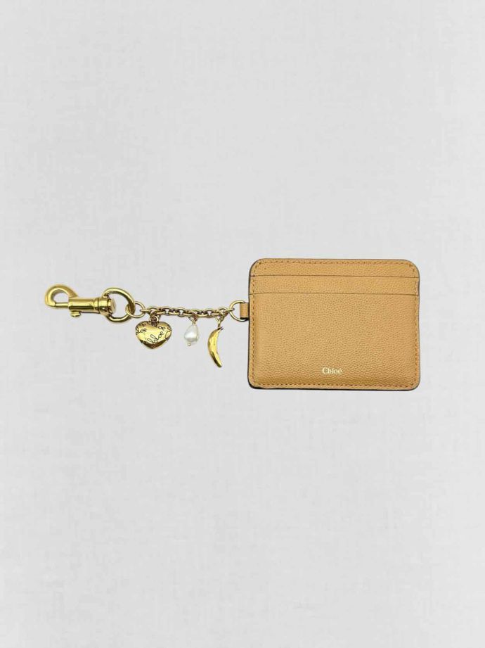 CHLOE Beige Card Holder