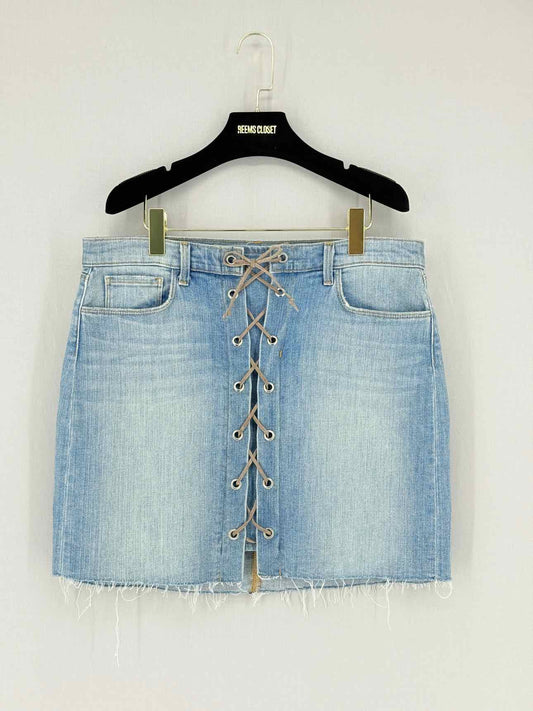 L'AGENCE Bleu Jean Size 31 Mini Skirt