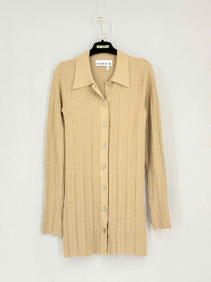 REMAIN Tan Rib Knit Size US 8 Outfit Set