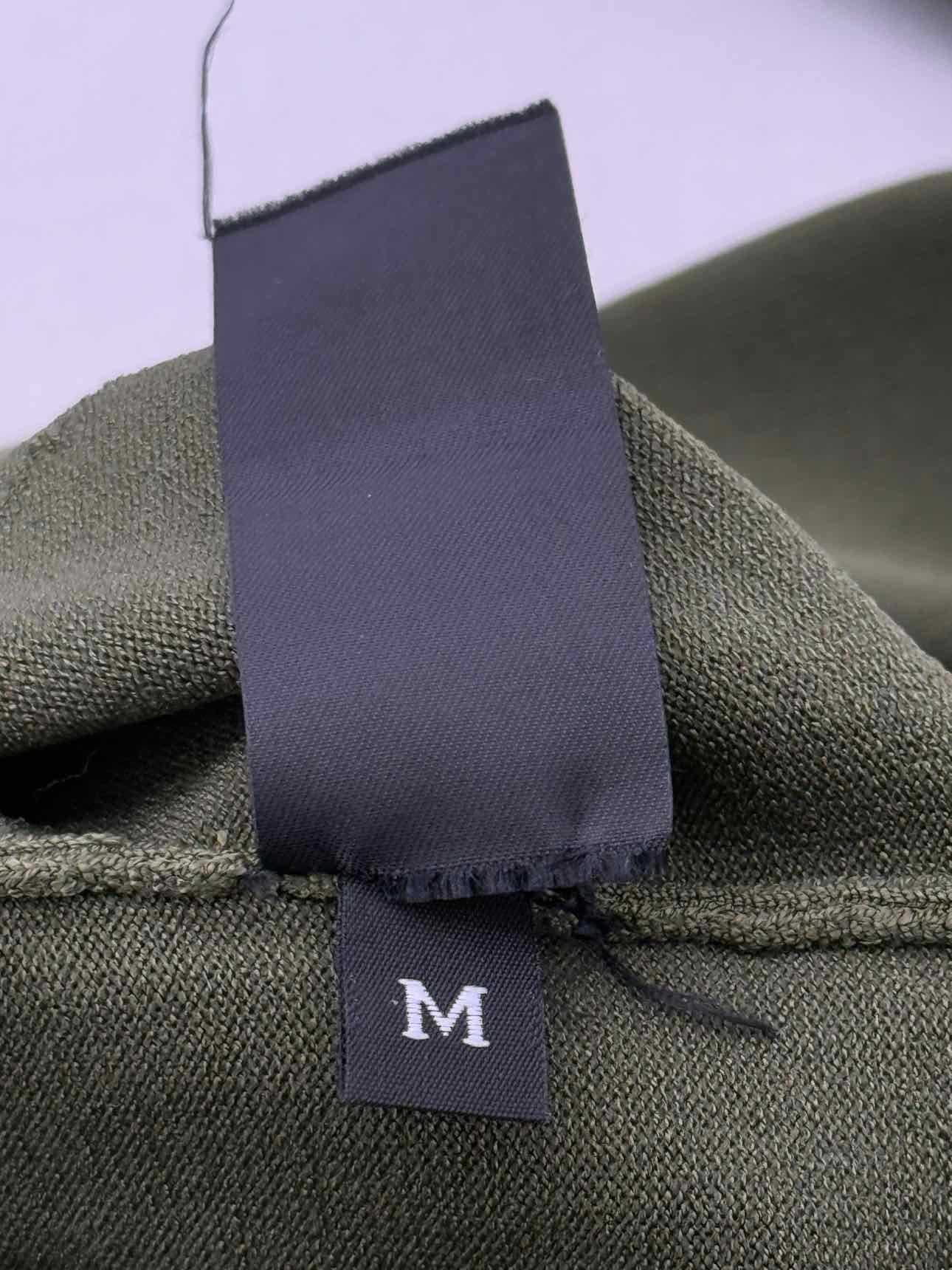 BRANDON MAXWELL Khaki Size Medium Midi Dress