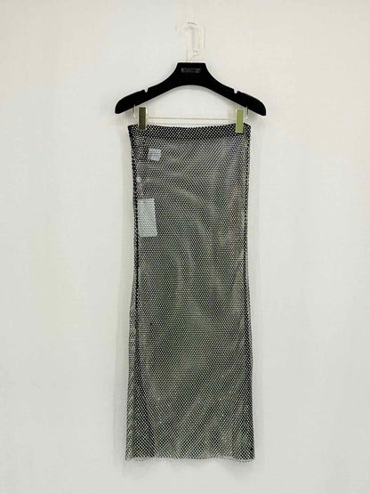 LESLIE Black Size Medium/Large Midi Skirt