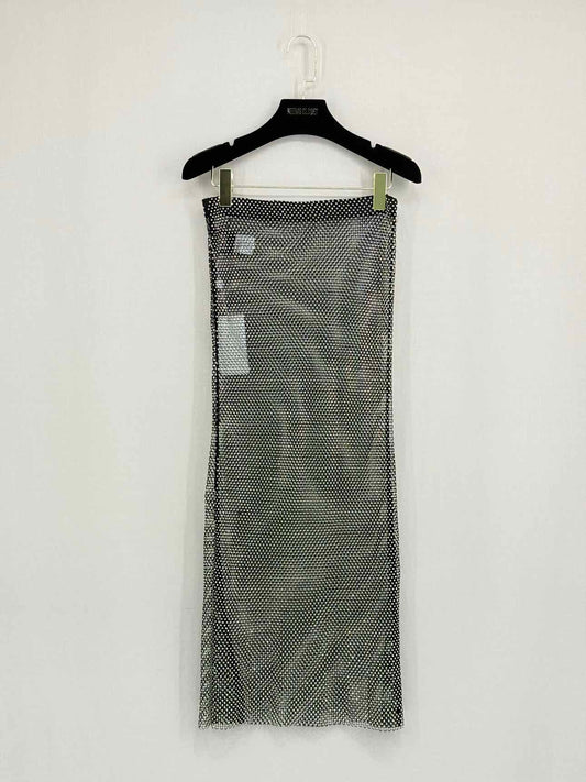 LESLIE Black Size Medium/Large Midi Skirt