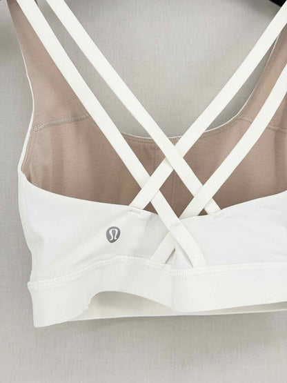 LULULEMON Energy White Bra Top