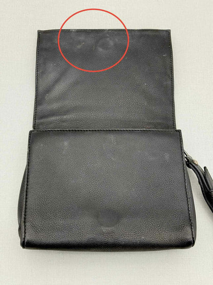 GINA Black Clutch