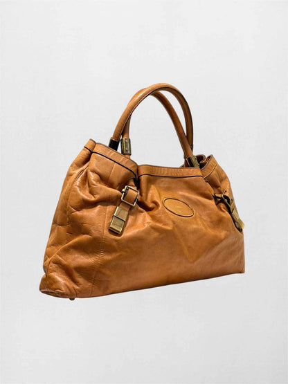 CHLOE Victoria Tan Tote Bag