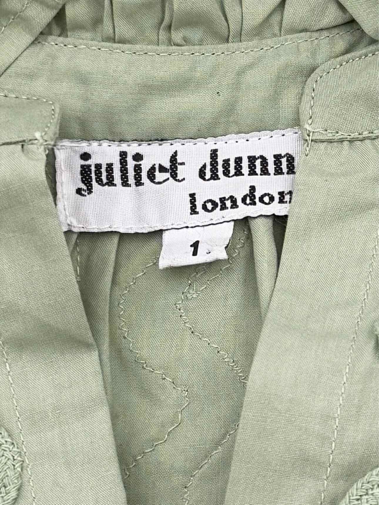 JULIET DUNN Sage Green Size US 4/6 Short Dress