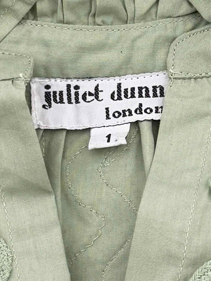 JULIET DUNN Sage Green Size US 4/6 Short Dress