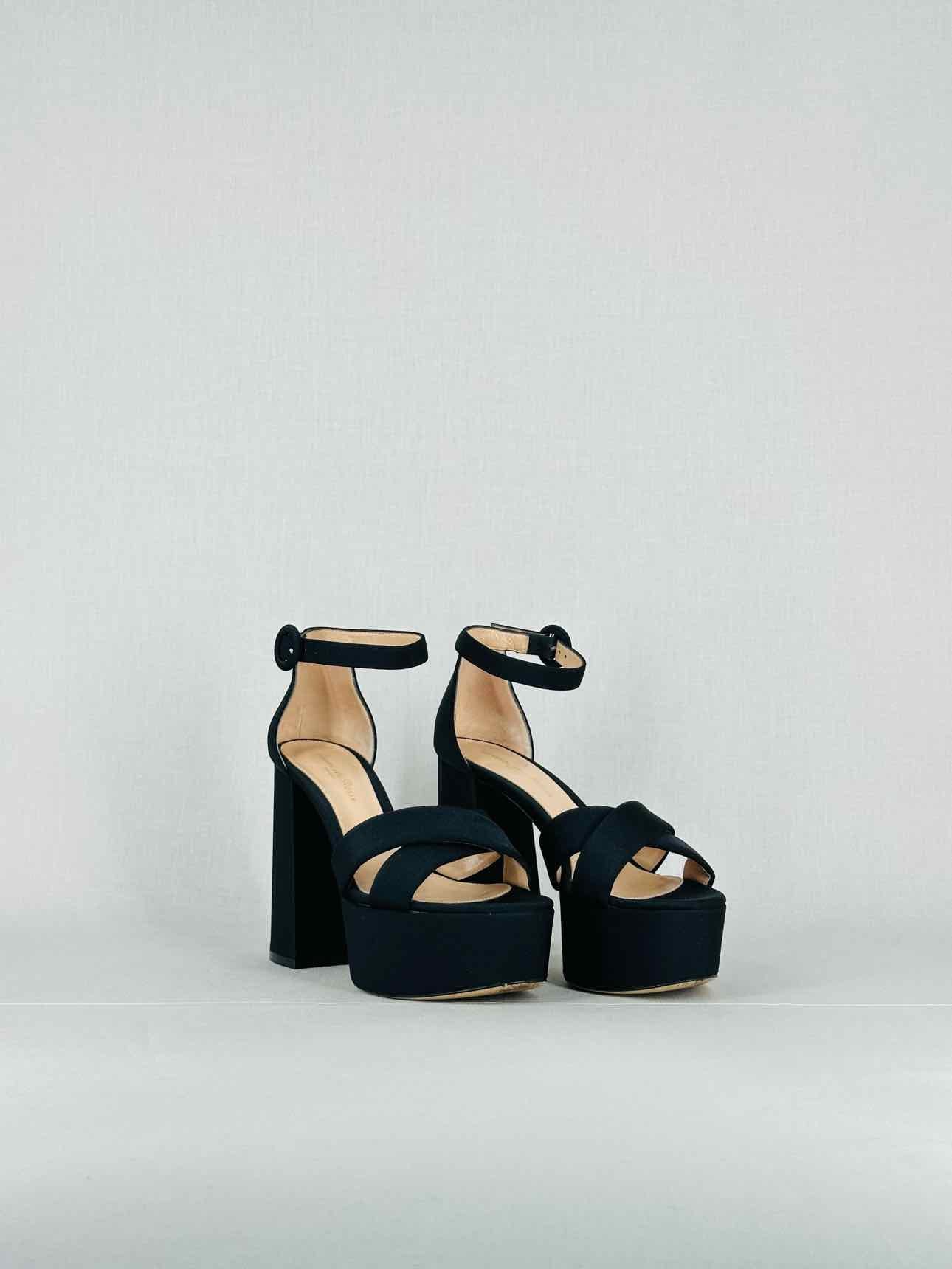 GIANVITO ROSSI Black Size EU 36 Heeled Sandals