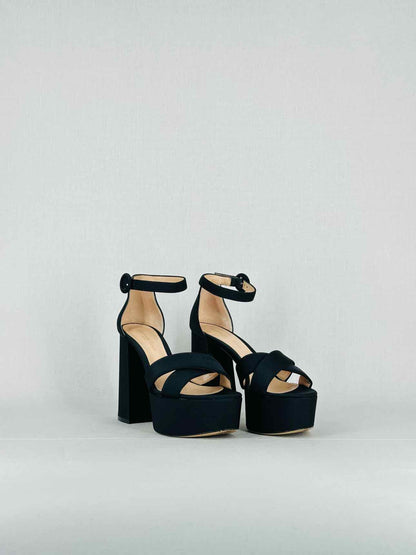 GIANVITO ROSSI Black Size EU 36 Heeled Sandals