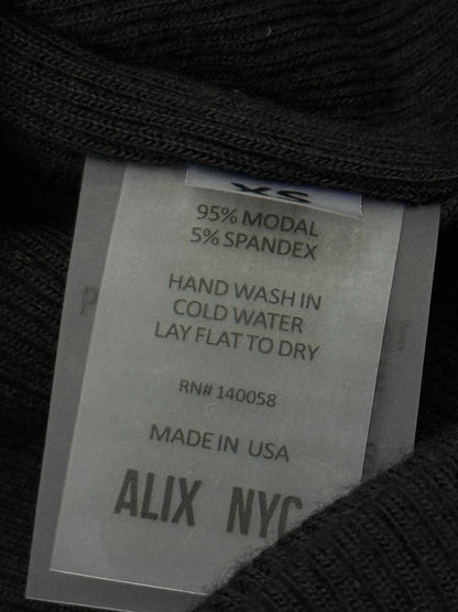 ALIX NYC Cropped Black Size XSmall Top
