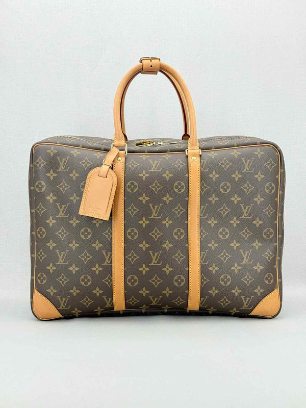 LOUIS VUITTON Sirius Brown Monogram Top Handle