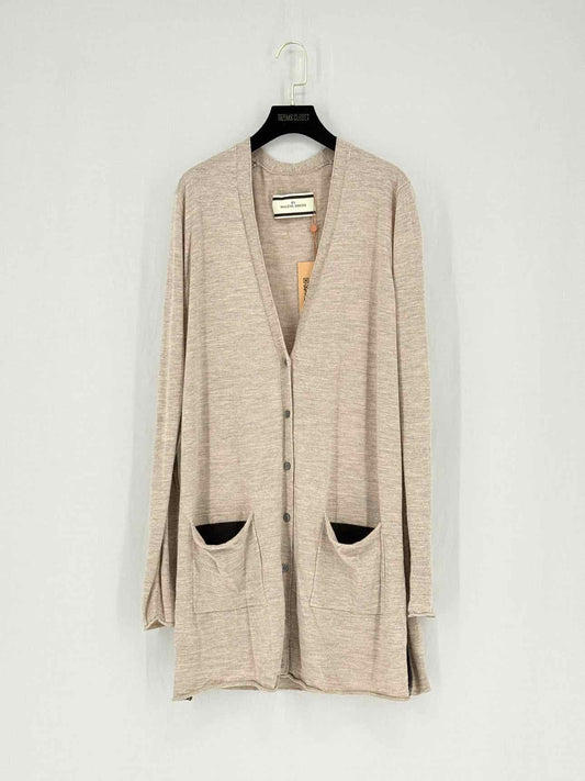 BY MALENE BIRGER Beige Size Large Long Cardigan