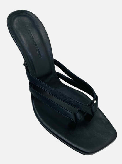 CHRISTOPHER ESBER Black Size EU 39 Heeled Sandals