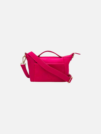 COLE HAAN Zip Detail Fuchsia Top Handle